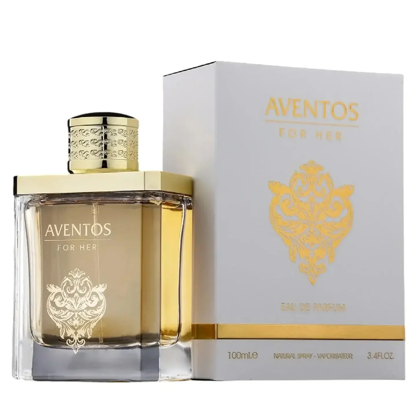 Aventos for Her 100ml EDP by Fragrance World - Fresh Fruity Floral Perfume for Women