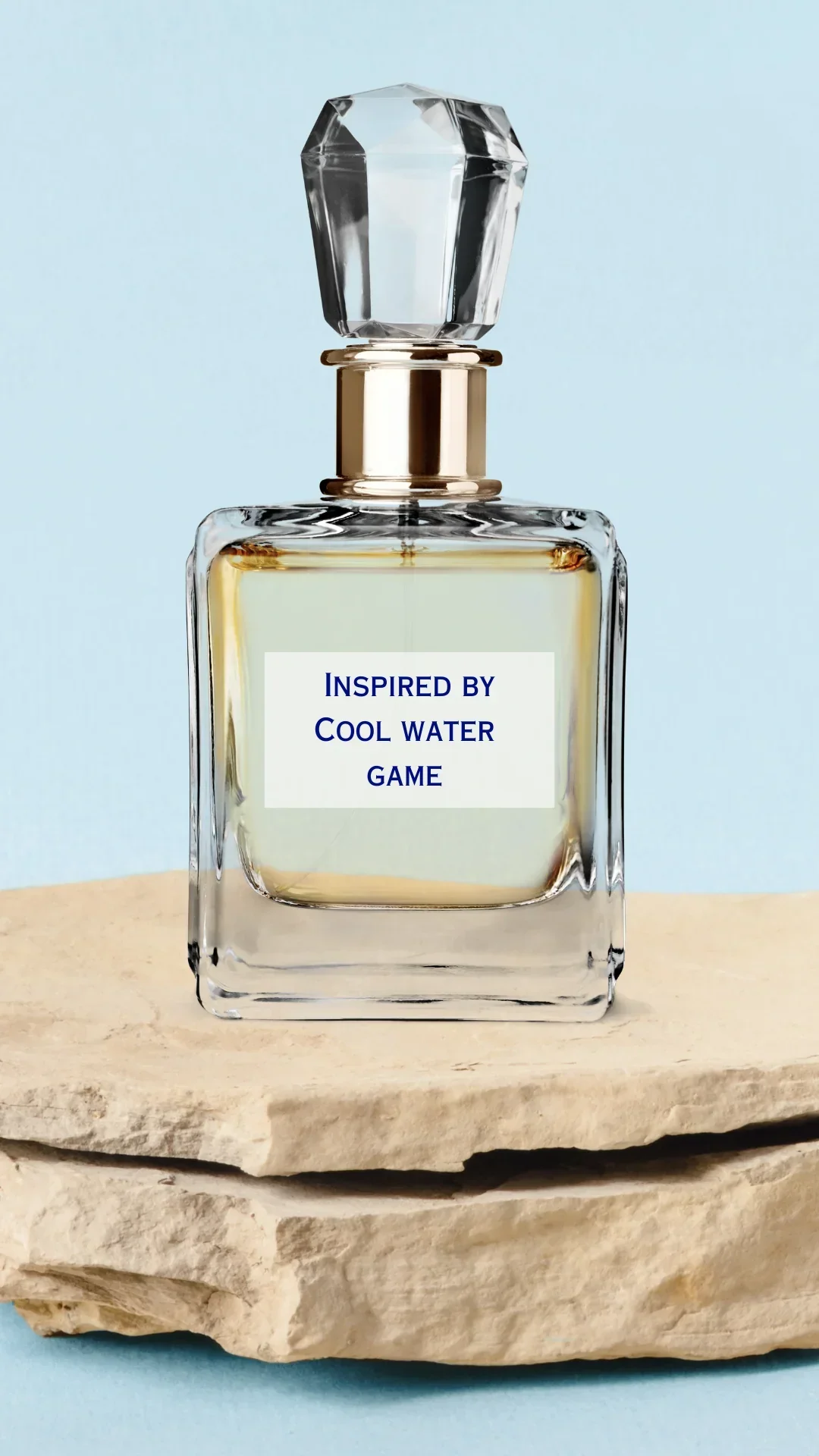 Luxury Cool Water Perfume Oil for Men - Long Lasting Scents