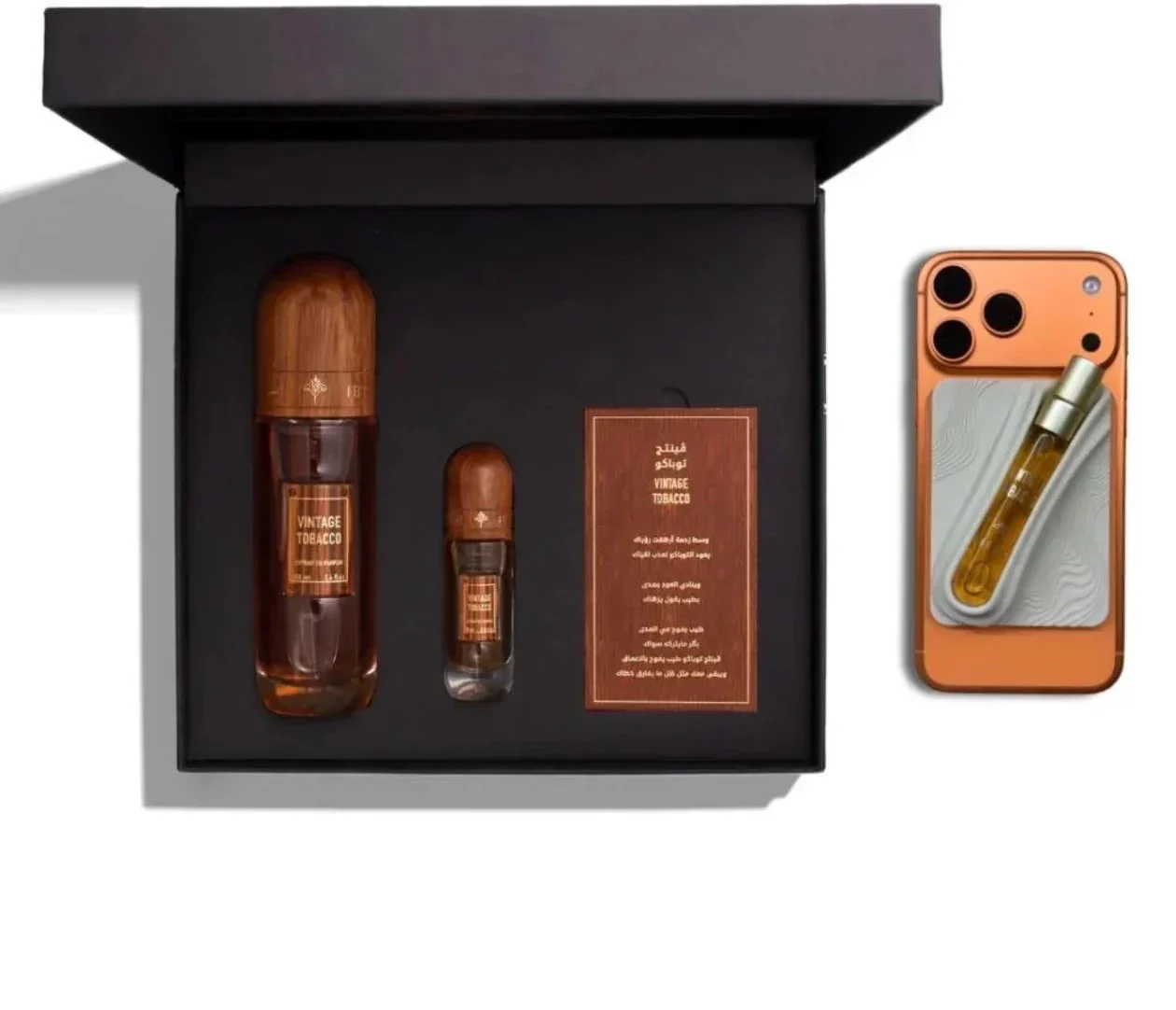 Indulge in Ibrahim Al Qurashi Vintage Tobacco Perfume - Image 3