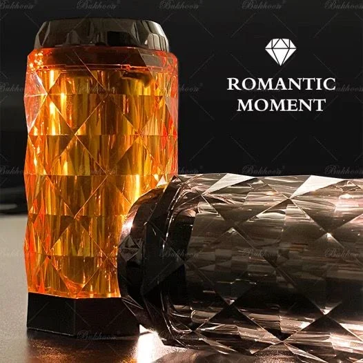 Sleek Rechargeable Electric Bakhoor Burner - Portable Geometric Design Incense Burner - Image 3