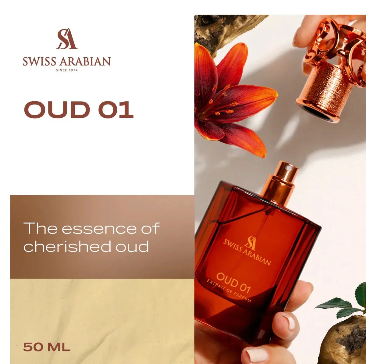 Luxurious Oud 01 EDP - Elegant Floral Experience - Image 3