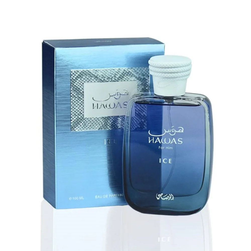 Rasasi Hawas Ice 100ml EDP - Energizing Fresh Citrus Scent - Image 2